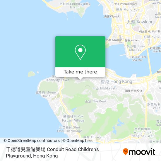 干德道兒童遊樂場 Conduit Road Children's Playground map