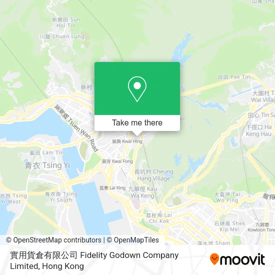 實用貨倉有限公司 Fidelity Godown Company Limited地圖