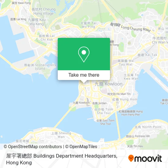 屋宇署總部 Buildings Department Headquarters地圖