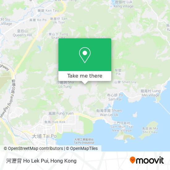 河瀝背 Ho Lek Pui map