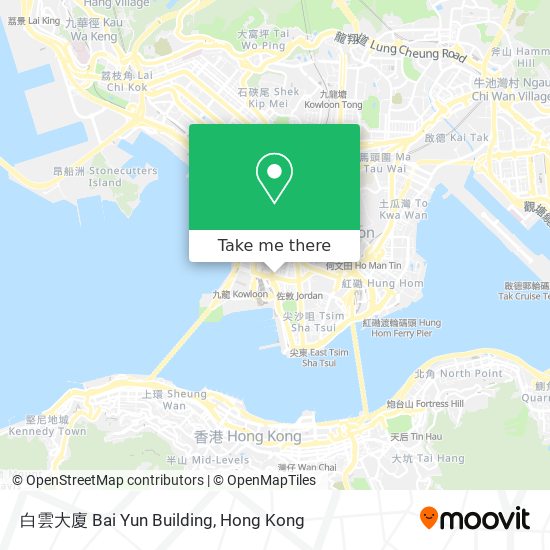 白雲大廈 Bai Yun Building map