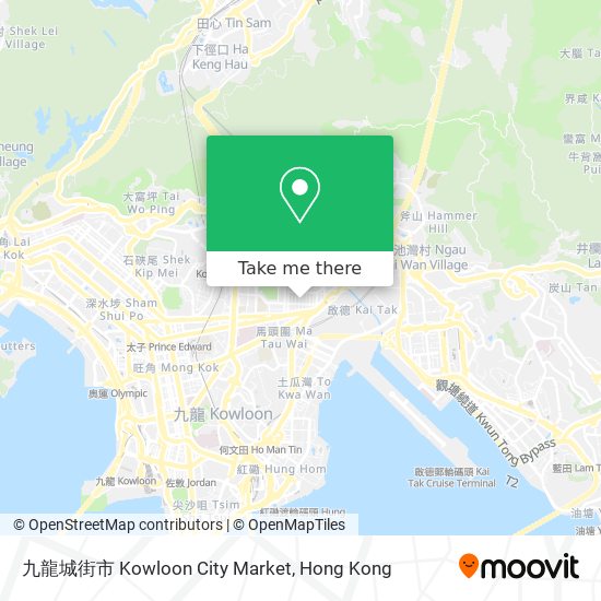 九龍城街市 Kowloon City Market地圖