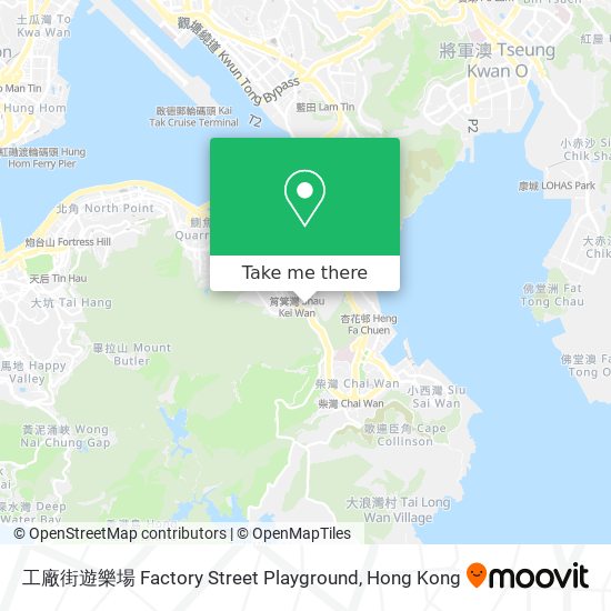 工廠街遊樂場 Factory Street Playground map