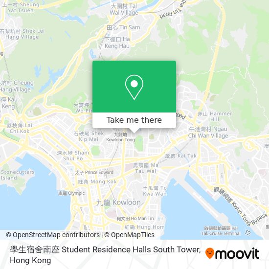 學生宿舍南座 Student Residence Halls South Tower地圖