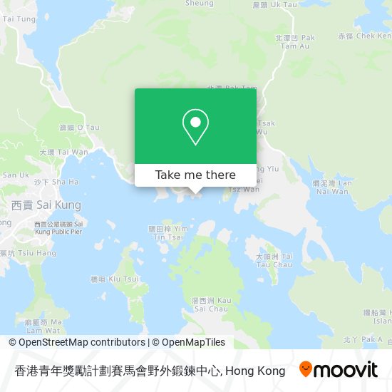 香港青年獎勵計劃賽馬會野外鍛鍊中心 map