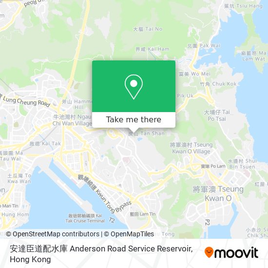 安達臣道配水庫 Anderson Road Service Reservoir地圖