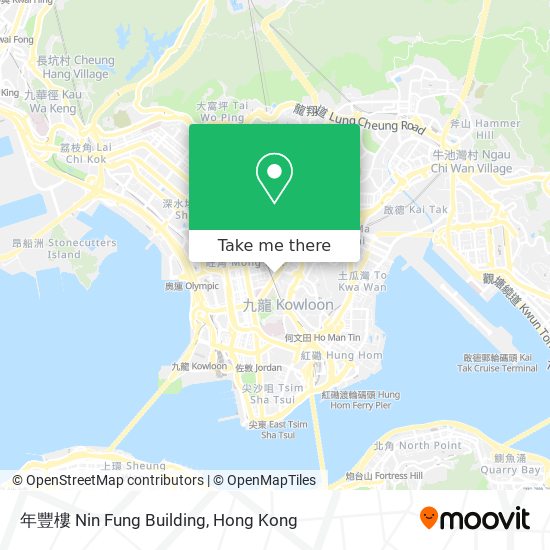 年豐樓 Nin Fung Building map