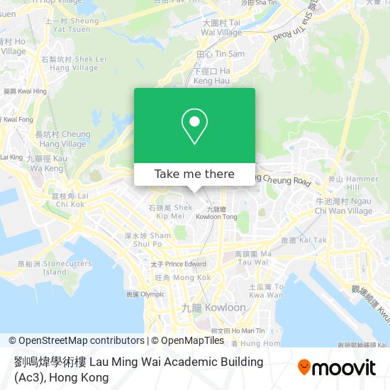 劉鳴煒學術樓 Lau Ming Wai Academic Building (Ac3) map
