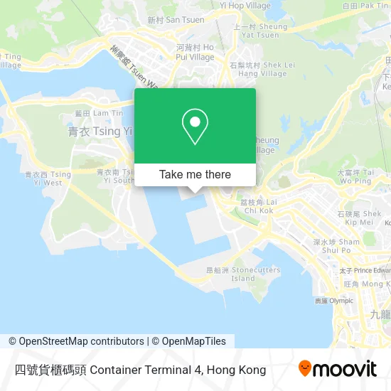 四號貨櫃碼頭 Container Terminal 4 map
