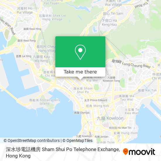 深水埗電話機房 Sham Shui Po Telephone Exchange map