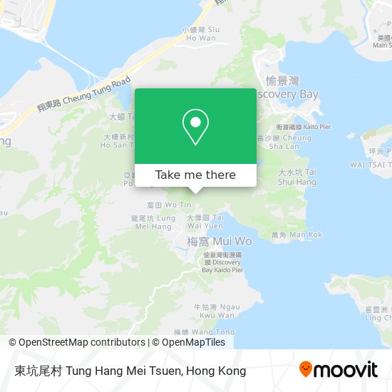 東坑尾村 Tung Hang Mei Tsuen map