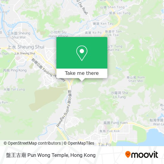 盤王古廟 Pun Wong Temple map
