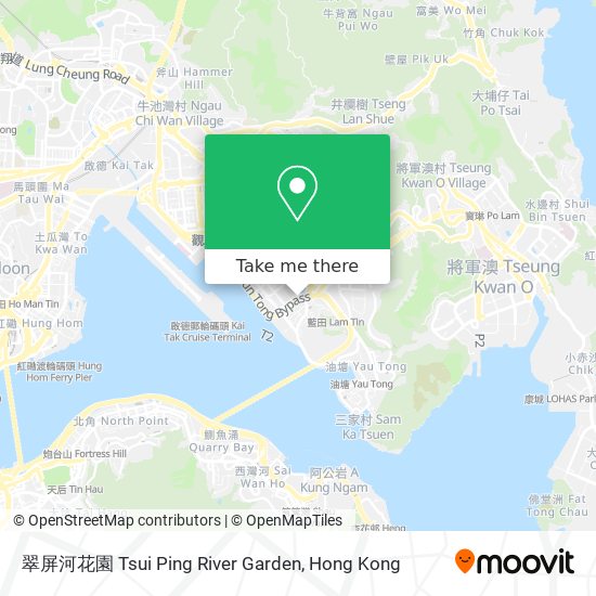 翠屏河花園 Tsui Ping River Garden地圖