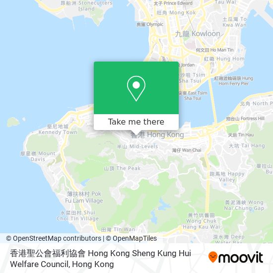 香港聖公會福利協會 Hong Kong Sheng Kung Hui Welfare Council map