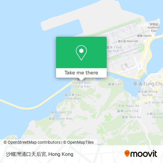 沙螺灣涌口天后宮 map