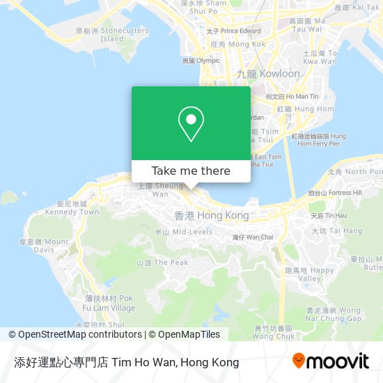 添好運點心專門店 Tim Ho Wan map