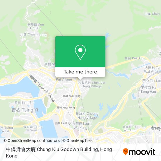 中僑貨倉大廈 Chung Kiu Godown Building map