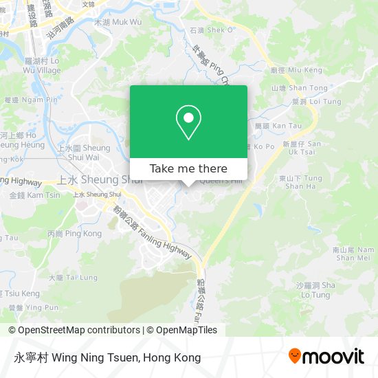 永寧村 Wing Ning Tsuen map