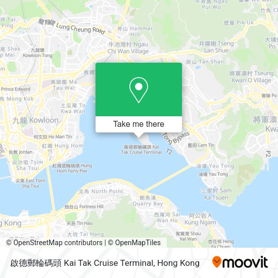 啟德郵輪碼頭 Kai Tak Cruise Terminal map