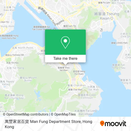 萬豐家居百貨 Man Fung Department Store map