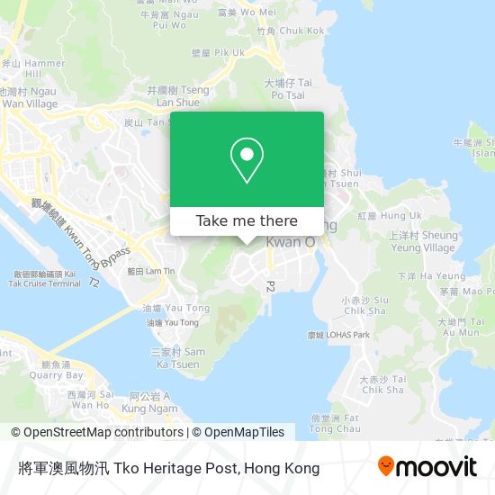 將軍澳風物汛 Tko Heritage Post map