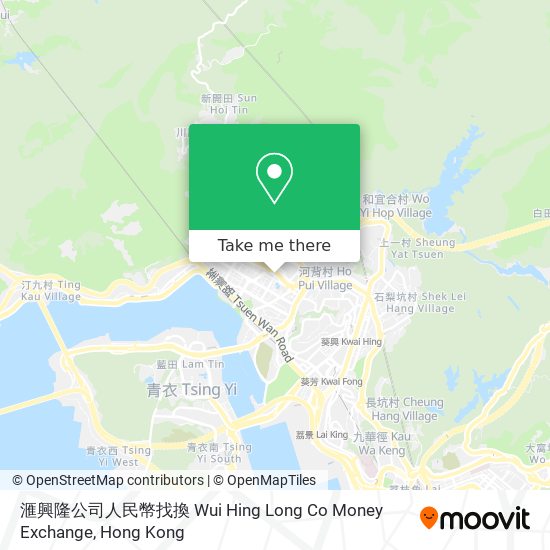滙興隆公司人民幣找換 Wui Hing Long Co Money Exchange map