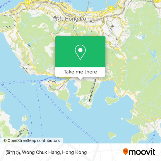 黃竹坑 Wong Chuk Hang map