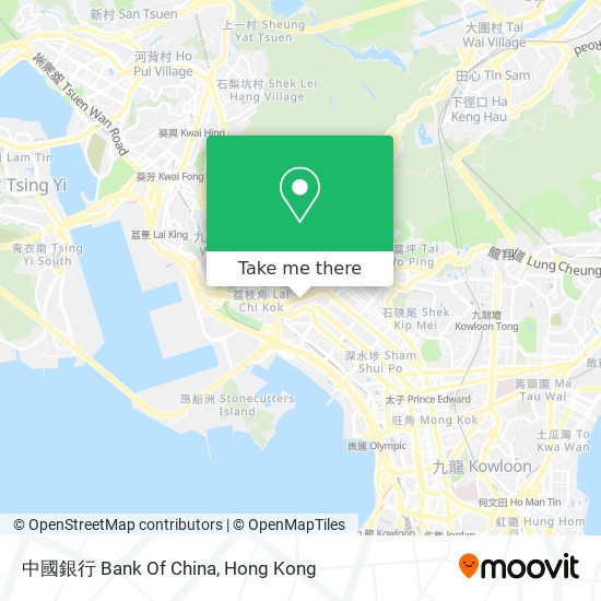 中國銀行 Bank Of China地圖