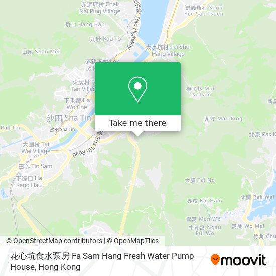 花心坑食水泵房 Fa Sam Hang Fresh Water Pump House map