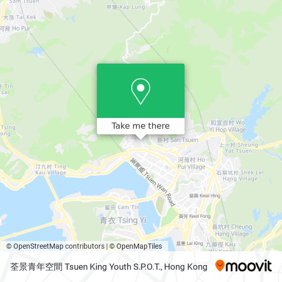 荃景青年空間 Tsuen King Youth S.P.O.T. map
