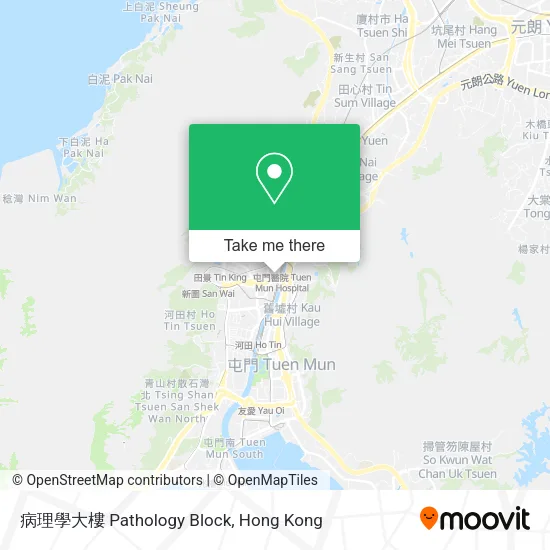 病理學大樓 Pathology Block map