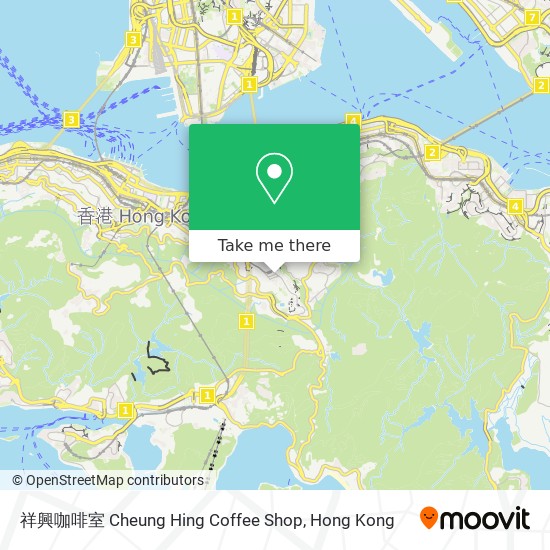 祥興咖啡室 Cheung Hing Coffee Shop地圖