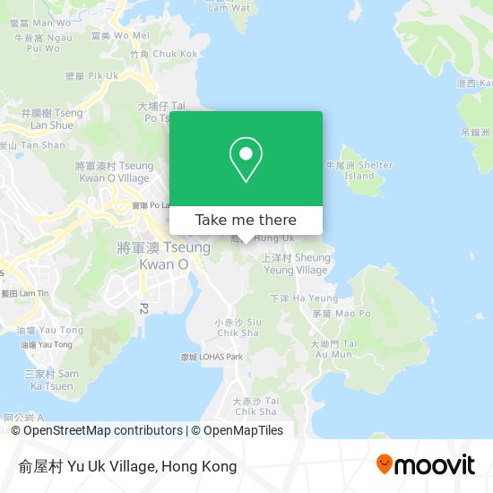 俞屋村 Yu Uk Village map