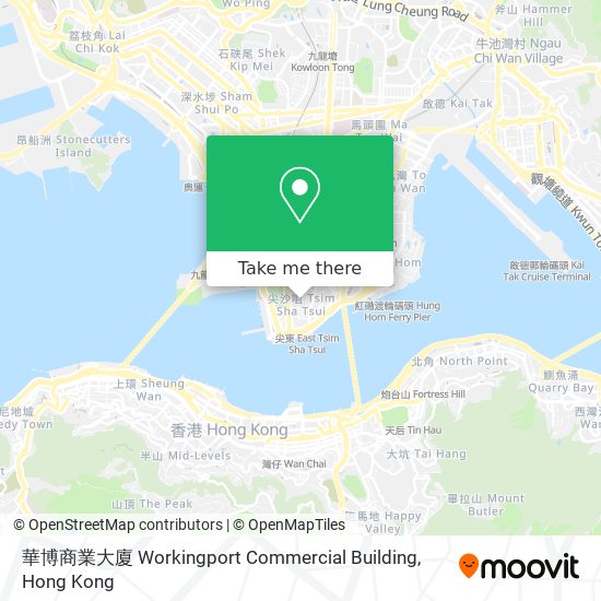 華博商業大廈 Workingport Commercial Building map