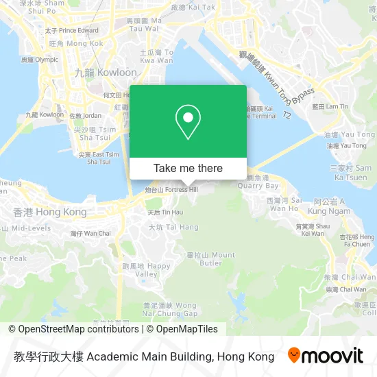 教學行政大樓 Academic Main Building map