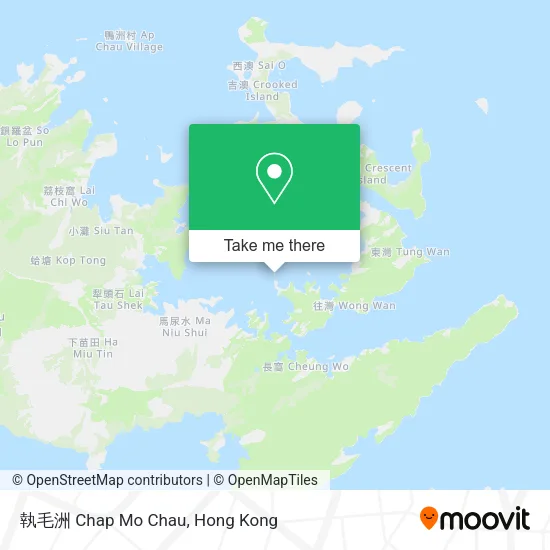執毛洲 Chap Mo Chau map