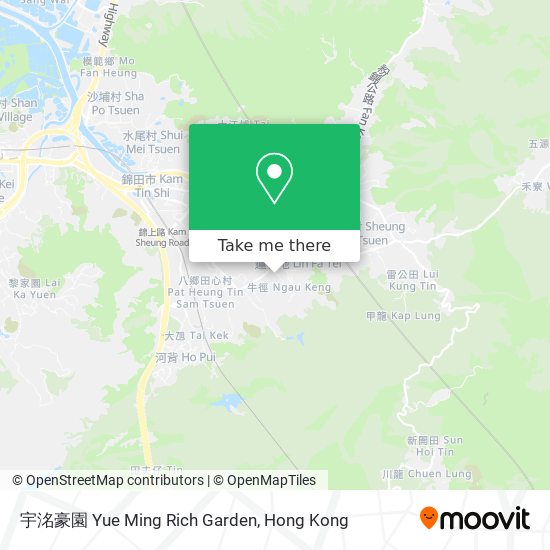 宇洺豪園 Yue Ming Rich Garden map