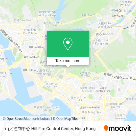 山火控制中心 Hill Fire Control Center map