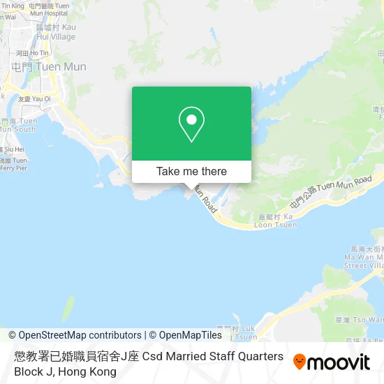懲教署已婚職員宿舍J座 Csd Married Staff Quarters Block J地圖
