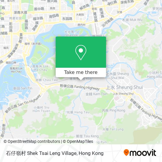 石仔嶺村 Shek Tsai Leng Village地圖