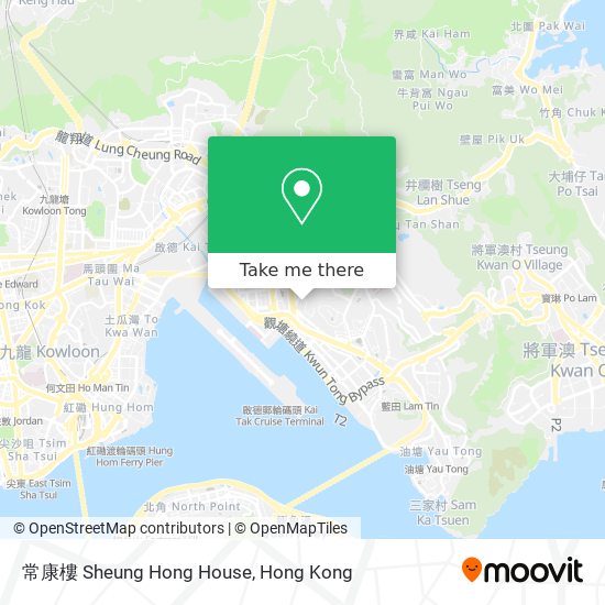 常康樓 Sheung Hong House map