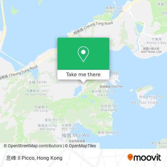 意峰 Il Picco map