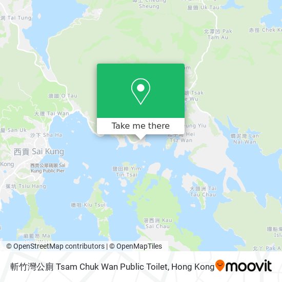 斬竹灣公廁 Tsam Chuk Wan Public Toilet map