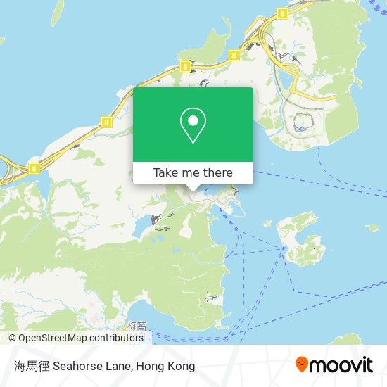 海馬徑 Seahorse Lane map