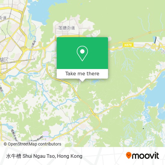 水牛槽 Shui Ngau Tso map