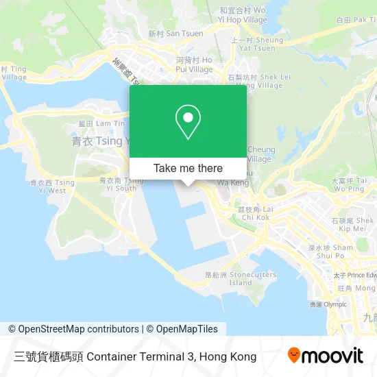 三號貨櫃碼頭 Container Terminal 3 map