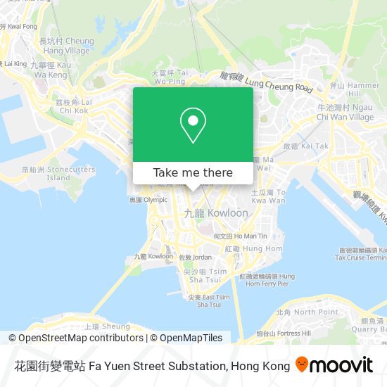 花園街變電站 Fa Yuen Street Substation map