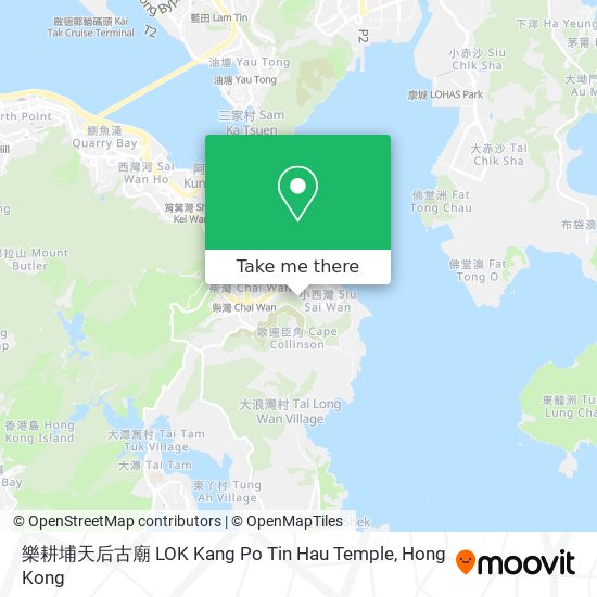 樂耕埔天后古廟 LOK Kang Po Tin Hau Temple map