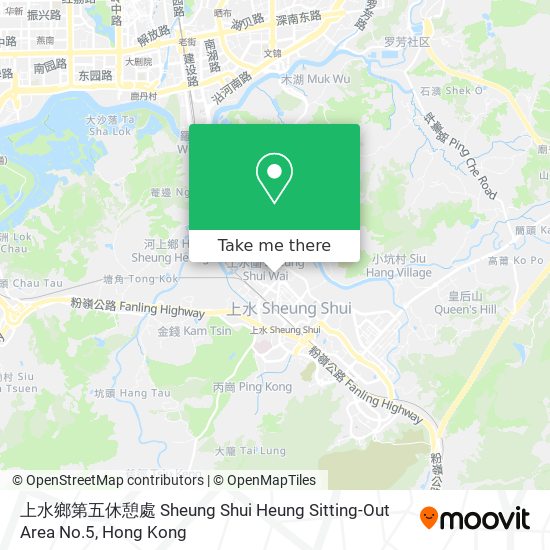 上水鄉第五休憩處 Sheung Shui Heung Sitting-Out Area No.5 map