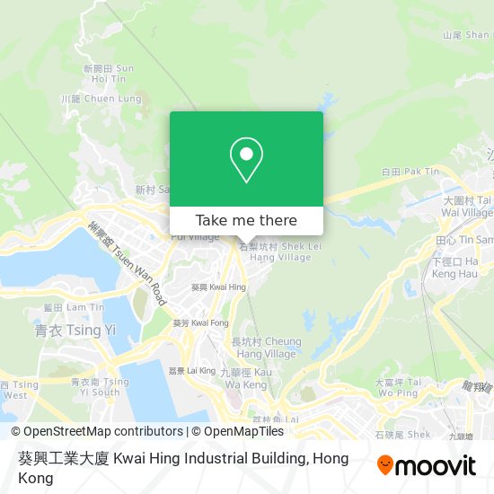 葵興工業大廈 Kwai Hing Industrial Building map